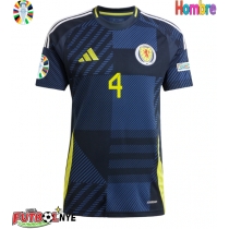 Camiseta Escocia Scott McTominay #4 Primera Equipación Eurocopa 2024 manga corta